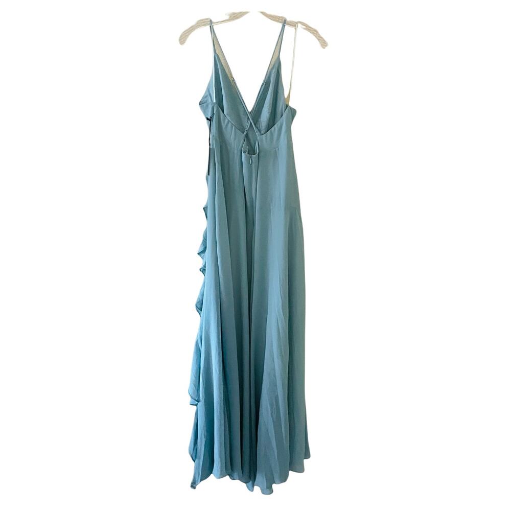 ASTR Holland Ruffle Spaghetti Faux Wrap Maxi Dress - Picture 2 of 11